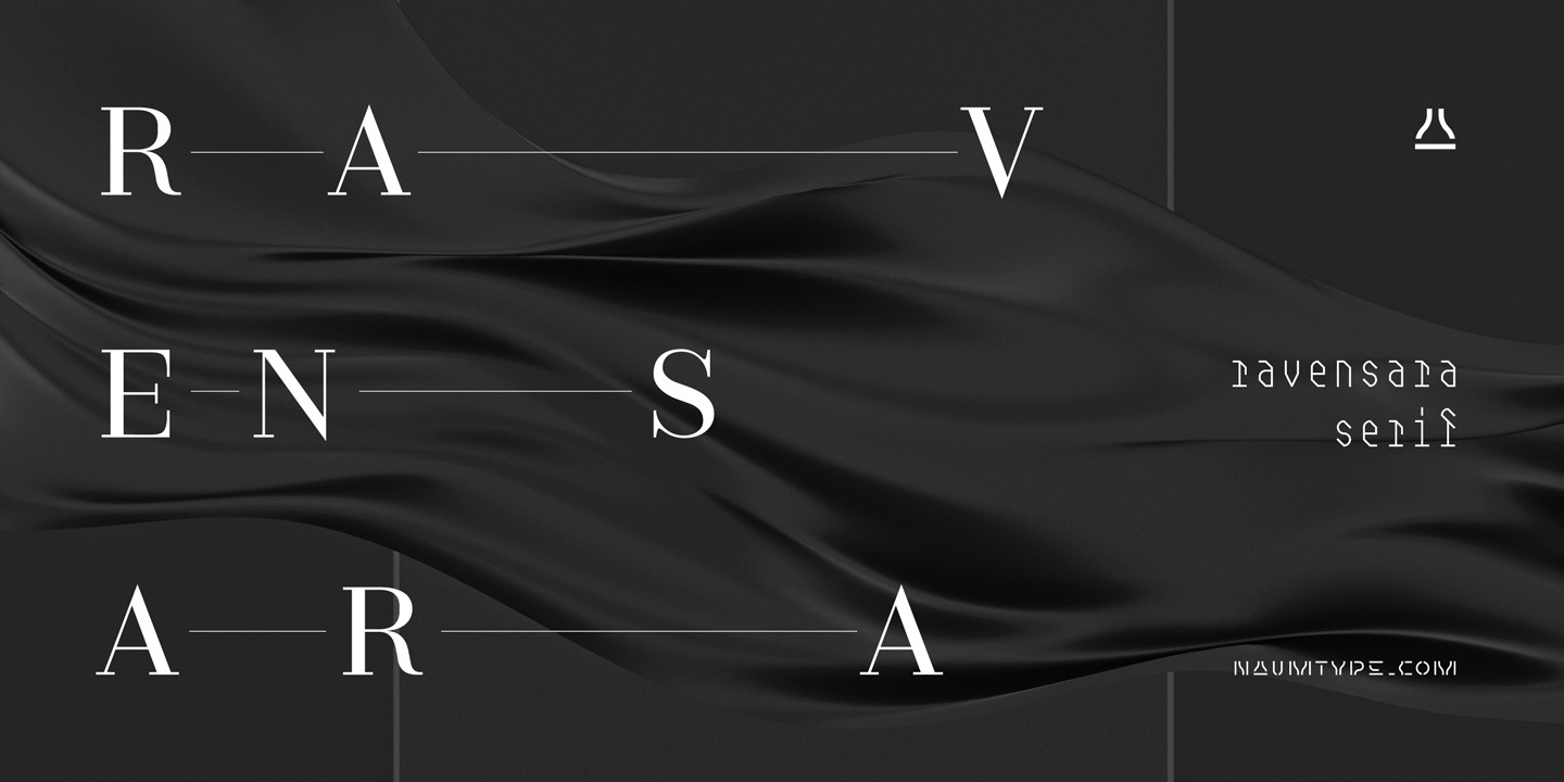 Пример шрифта Ravensara Serif
